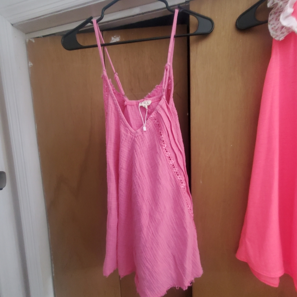 New Pink Pol Tank Small